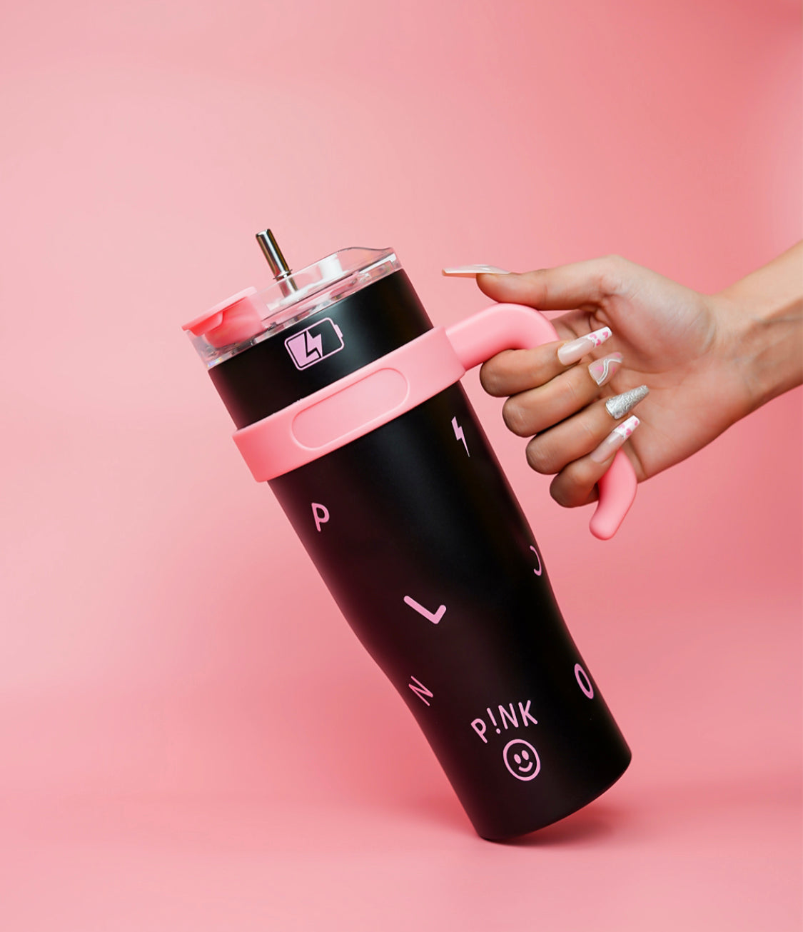1200ML Stainless Steel Tumbler, Insulated Water Bottle Thermos, Large Water Tumbler For Travel, Leak Proof Tumbler With Steel Straw 1200ML Stainless Steel Tumbler, Insulated Water Bottle Thermos, Large Water Tumbler For Travel, Leak Proof Tumbler With Steel Straw